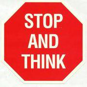 stop and think
